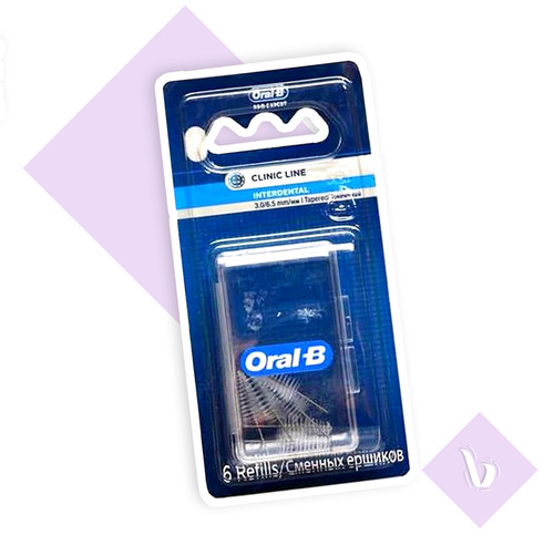 یدک مسواک بین دندانی اورال-بی / بسته ۶ عددی